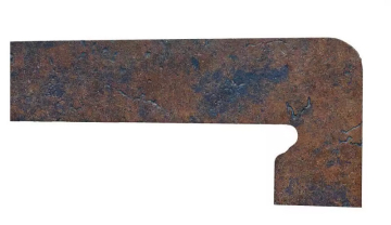 Клинкерная плитка Zanguin METALICA CHERRY DERECHA правый 39.5x17.5 Exagres