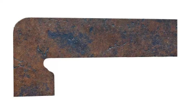 Клинкерная плитка Zanguin METALICA CHERRY IZQUIERDA левый 39.5x17.5 Exagres