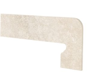 Клинкерная плитка ZANQUIN FIORENTINO PETRA BONE DCHA. правый 395x175x7,5 Exagres