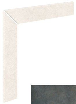 Клинкерная плитка Zanquin Ingletado Recto Cosmos Steel R9 596х596х11 Exagres