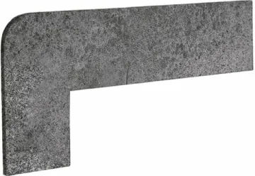 Клинкерная плитка Zanquin Recto Opera Iron Izqda 42.3х17.5 Exagres