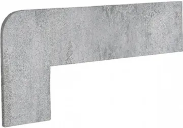 Клинкерная плитка Zanquin Recto Opera Silver Izqda 42.3х17.5 Exagres