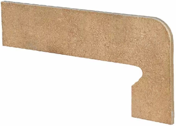 Клинкерная плитка ZANQUIN VEGA OCRE DCHA. правый 395x175x7,5 Exagres