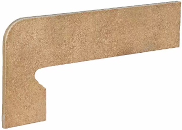 Клинкерная плитка ZANQUIN VEGA OCRE IZDA. левый 395x175x7,5 Exagres