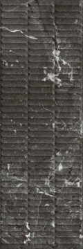 KM3090B0170R Плитка Тубкаль чёрный глянцевый структура обрезной 30x89,5x1,05 Kerama Marazzi