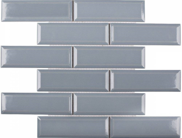 KM41843 Мозаика Metro Bluish-Grey Glossy 4.5х14.5 28.7х29.5х6.5 StarMosaic