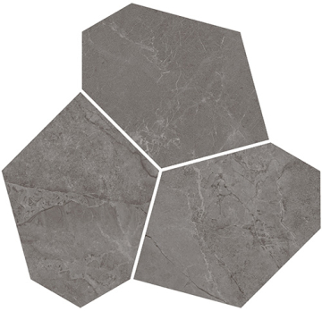 KMD2HID023BR Плитка Декор Марсель наборный серый глянцевый обрезной 26,5x25,5x0,9 Kerama Marazzi