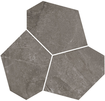KMD2HID026GR Керамогранит Декор Марсель наборный серый матовый обрезной 26,5x25,5x0,9 Kerama Marazzi
