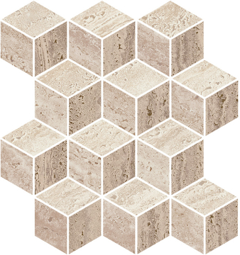 KMD2MSM019BR Мозаика Декор Про Травертин мозаичный микс матовый обрезной 34,5x37x0,9 Kerama Marazzi