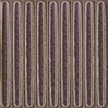 KMD2SOB005BN Плитка Декор чипсет Далия фиолетовый глянцевый 20x20x0,95 Kerama Marazzi