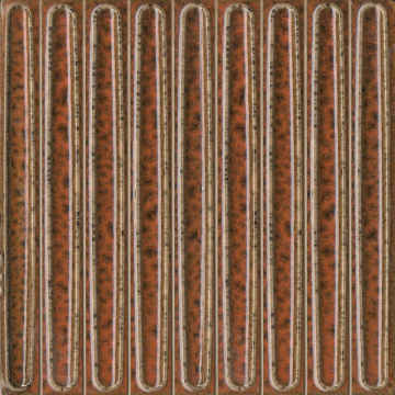 KMD2SOB007BN Плитка Декор чипсет Далия оранжевый глянцевый 20x20x0,95 Kerama Marazzi