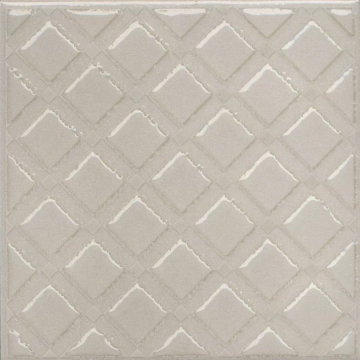 KMD3STA014GN Плитка Декор Бахия 1 серый светлый глянцевый 9,8x9,8x0,7 Kerama Marazzi