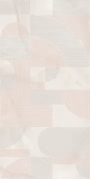 KMD3STA105BR Плитка Декор Сен-Тропе розовый светлый глянцевый обрезной 60x119,5x0,9 Kerama Marazzi