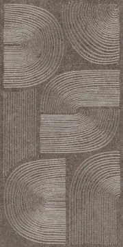 KMD3STA126BR Плитка Декор Руссильон коричневый тёмный матовый обрезной 30x60x0,9 Kerama Marazzi