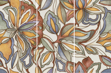 KMP2STA005BR3X Плитка Панно Ботаника матовый обрезной (из 3-х частей 30x60x0,9) 90x60x0,9 Kerama Marazzi