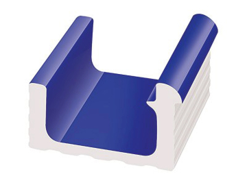 KP107 Керамогранит Переливной лоток керамический Cobalt 24x24,5 Serapool