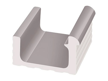 KP109.1 Керамогранит Переливной лоток керамический Grey 24x24,5 Serapool