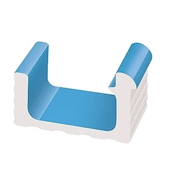 KP151 Керамогранит Переливной лоток керамический 1/2 часть Light Blue 24x12 Serapool