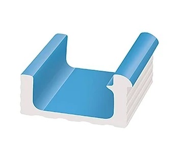 KP201 Керамогранит Переливной лоток керамический Light Blue 29x24,5 Serapool