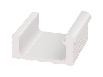 KP203 Керамогранит Переливной лоток керамический White 29x24,5 Serapool