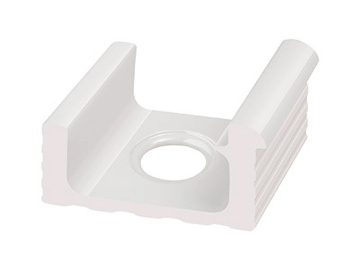 KP223 Керамогранит Переливной лоток керамический со сливом White 29x24,5 Serapool