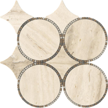 L'Antic Colonial 100347807 Мозаика Tempo Circle Beige 29.9х29.9 L'Antic Colonial