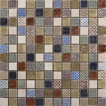 L'Antic Colonial L241707091 Мозаика Ancient Bath 2.3x2.3 G-535 30,5x30,5x1 L'Antic Colonial