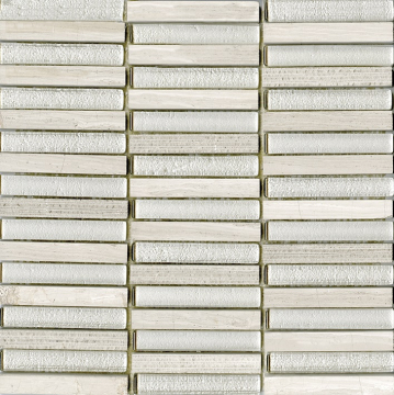 L'Antic Colonial L241709501 Мозаика Time Text Linear Silver Wood G-518 30x30 L'Antic Colonial