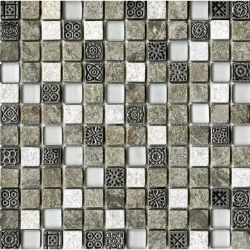 L'Antic Colonial L242521731 Мозаика Tecno Quarz Emerald 2.1x2.1 G-522 29,6x29,6x0,8 L'Antic Colonial