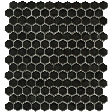 L'Antic Colonial Мозаика L241713451 Air Hexagon Black Matt 27.2x30,4 L'Antic Colonial