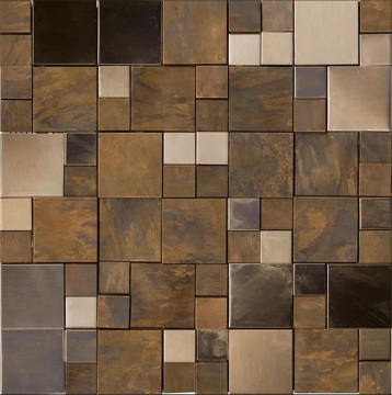 L241716121 Мозаика Metal Bronze Mini 3D Cubes 30.5x30.5 L'Antic Colonial
