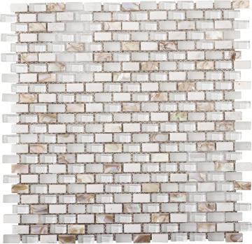 L244001101 Мозаика Tribal Pearl White 28.6x28.3 L'Antic Colonial
