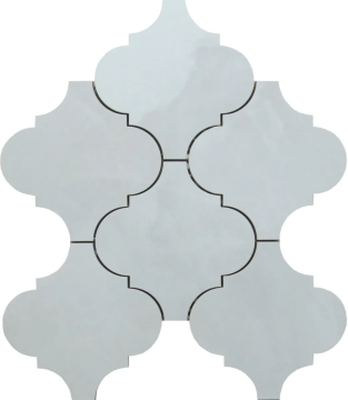 La Faenza Мозаика Mk.Arabesco Onice LP BIANCO 32,1x37,3 La Faenza