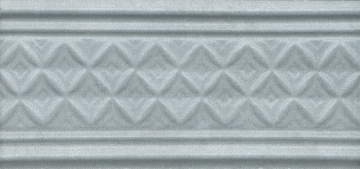 LAA004 Плитка Пикарди структура голубой бордюр 15*6.7 Kerama Marazzi