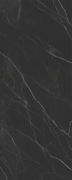 LAMF011796_IT Керамогранит Diamond Calacatta Black Rain 1200x3000x3.5 Laminam