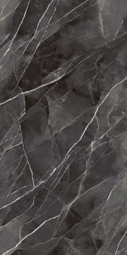 LAMF0M0212_IT Керамогранит Diamond Calacatta Black Bocciardato Book Match B 20mm 324x162 Laminam