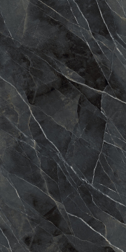 LAMF0M0216_IT Керамогранит Diamond Calacatta Black Bocciardato Book Match B 12+ 162x324 Laminam
