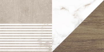 Laparet 34079 Плитка Savage коричневый узор 25х50 Laparet