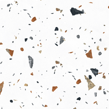 Laparet Керамогранит Terazzo Bianco цветной матовый карвинг 60х60 Laparet