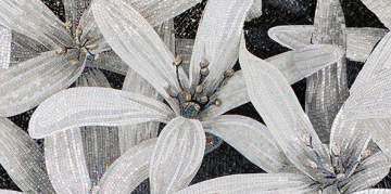 Laparet Плитка Декор Апрель черный-2 25х50 Laparet