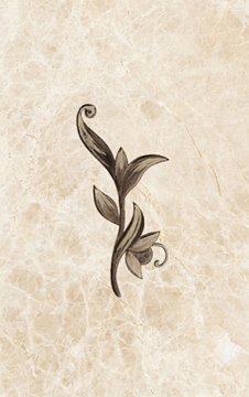 Laparet Плитка Декор Illyria marrone 25x40 Laparet