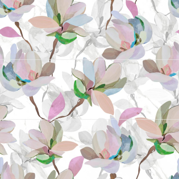 Laparet Плитка OS/A414/3x/13155R Metropol bianco Панно глянцевый обрезной 90х90 Laparet