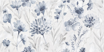 Laparet Плитка VT/A659/48018R Aquarelle blanco Декор матовый обрезной 40x80 Laparet