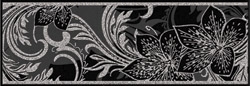 Lasselsberger 1501-0047 Плитка Бордюр Азур черный 8,5x25 Lasselsberger