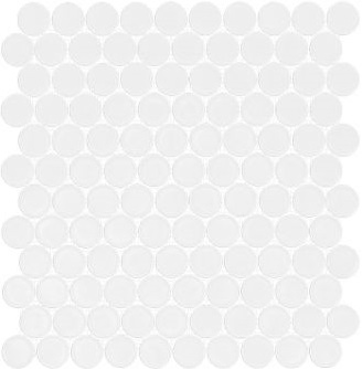 M112S Мозаика Miele Mosaic Satin White Ø2,65 30x30 Serapool