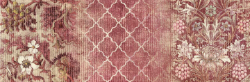 M12L Плитка Outfit Ivory Decoro Jacquard 25x76 MARAZZI Italy