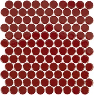 M163 Мозаика Miele Mosaic Cherry Red Ø2,65 30x30 Serapool