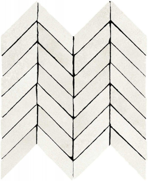 M3SC Мозаика Alchimia Mosaico Spina White 30x37 MARAZZI Italy