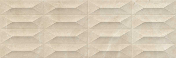 M4PH Плитка Marbleplay Marfil Struttura Gem 3D Rett. 30х90 MARAZZI Italy