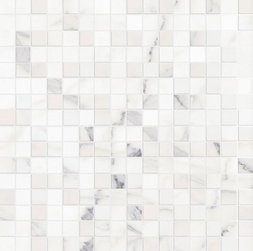 M8H3 Мозаика Allmarble Wall Statuario Mosaico Lux 40х40 MARAZZI Italy